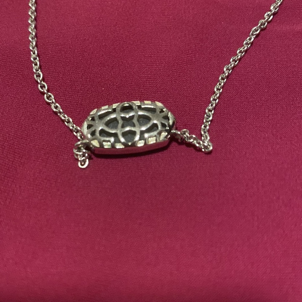 Kendra Scott Black and Silver Necklace - Picture 3 of 4
